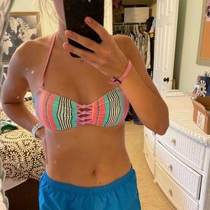 Patterned Bikini Top